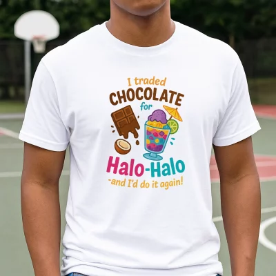 Halo-Halo Over Chocolate - T-Shirt